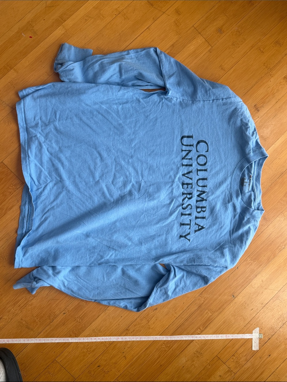 Champion Columbia University Light Blue Long-Sleeve Tee